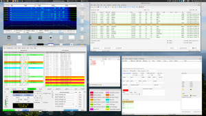 WSJT-X and CQRLOG in operation