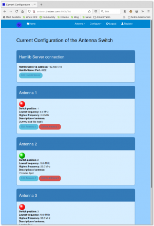 Configuration list